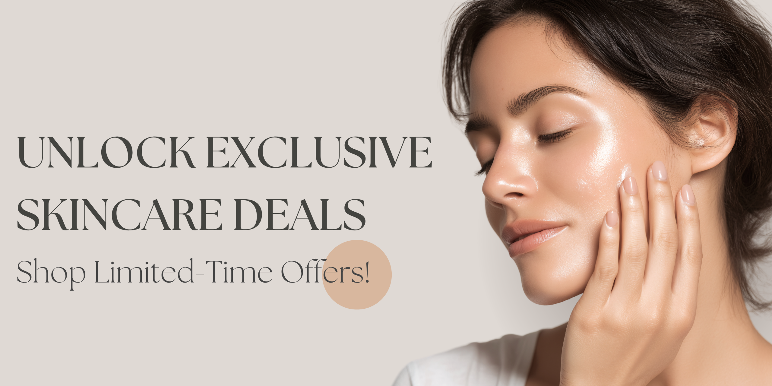 Lily's Face & Body Skincare On Sale Banner