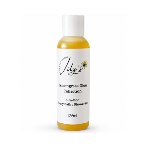 Lemongrass Glow Collection 2 In One Foamy Bath or Shower Gel Bottle