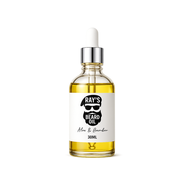 Rays Beard Oil Aloe & Bamboo Scented Bottle